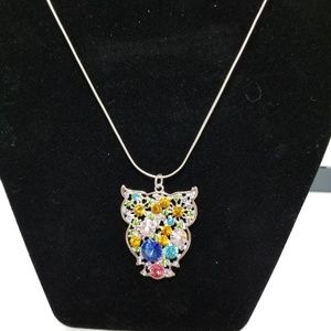 Swarovski Owl Pendant Necklace